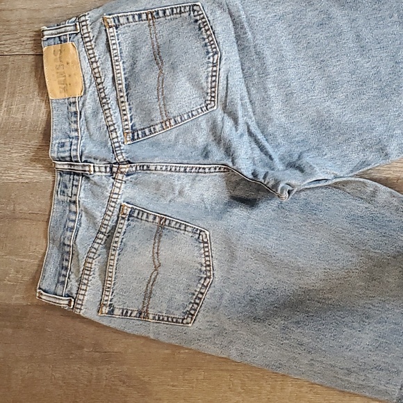 Vintage Kansas High Waist Straight Jeans Size 32 Light Wash - Picture 4 of 12